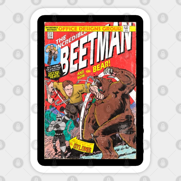 the incredible Beetman Sticker by MarianoSan